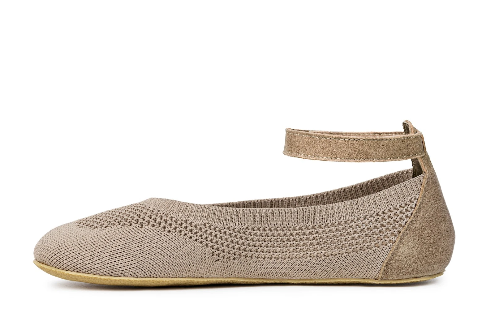 Балетки Ahinsa Softy Ballet с ремешком Barefoot — бежевый, фото 2