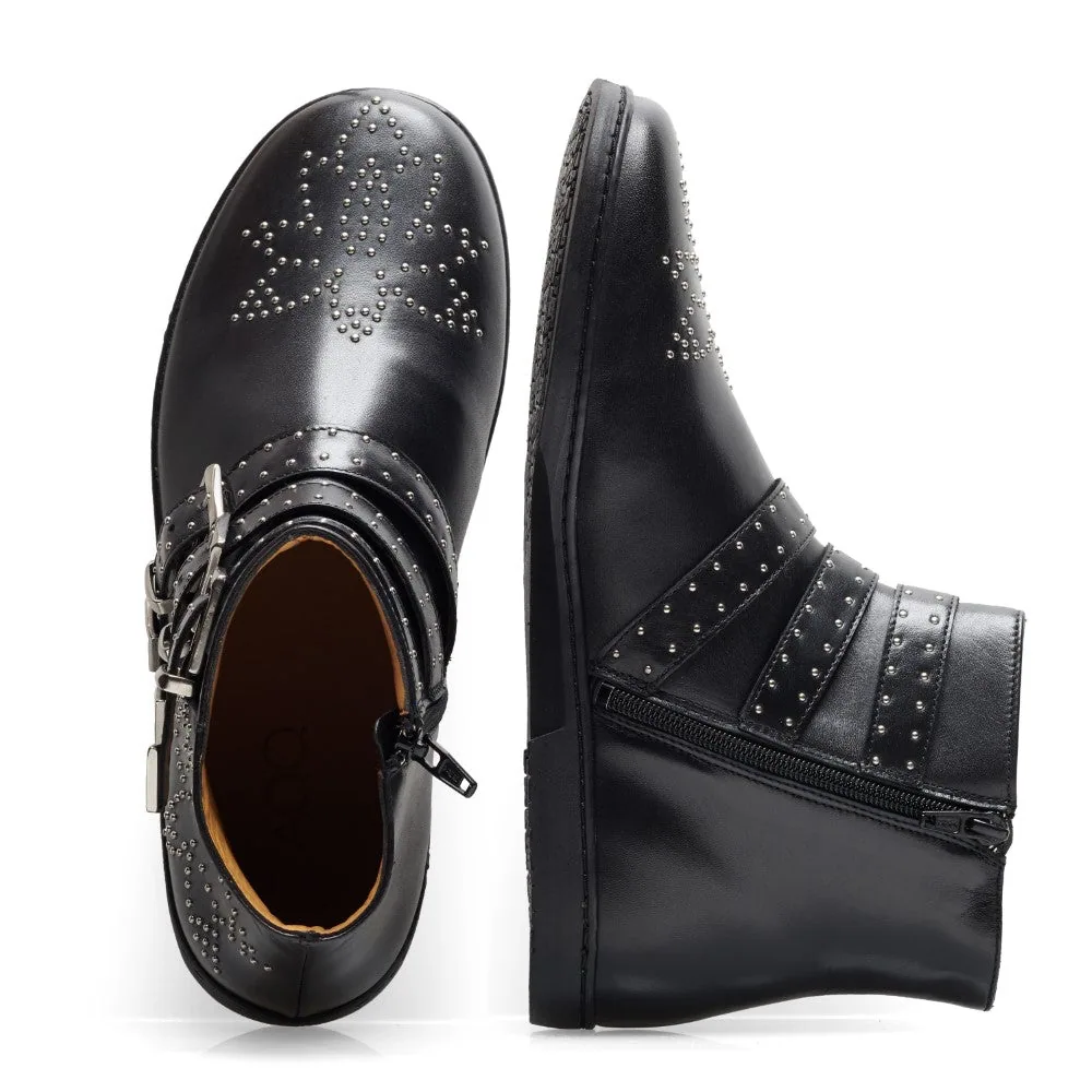 Женские ботинки ZAQQ QLANCE Black Silver (серебристый цвет), фото 3