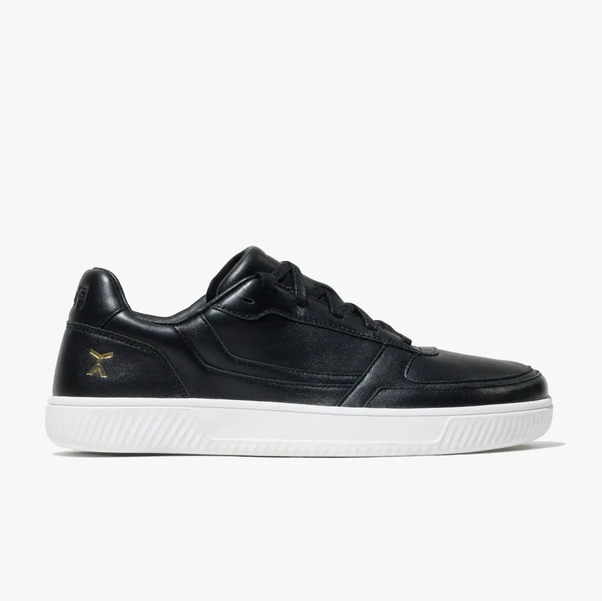 Босоногие кроссовки Flux Adapt Leather Trainer — чёрный